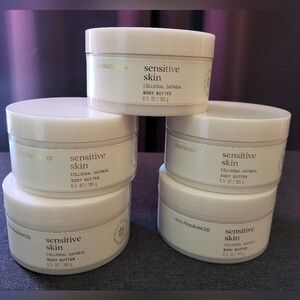 5 Bath & Body Works Sensitive Skin Colloidal Oatmeal Body Butter Milk Fragranced